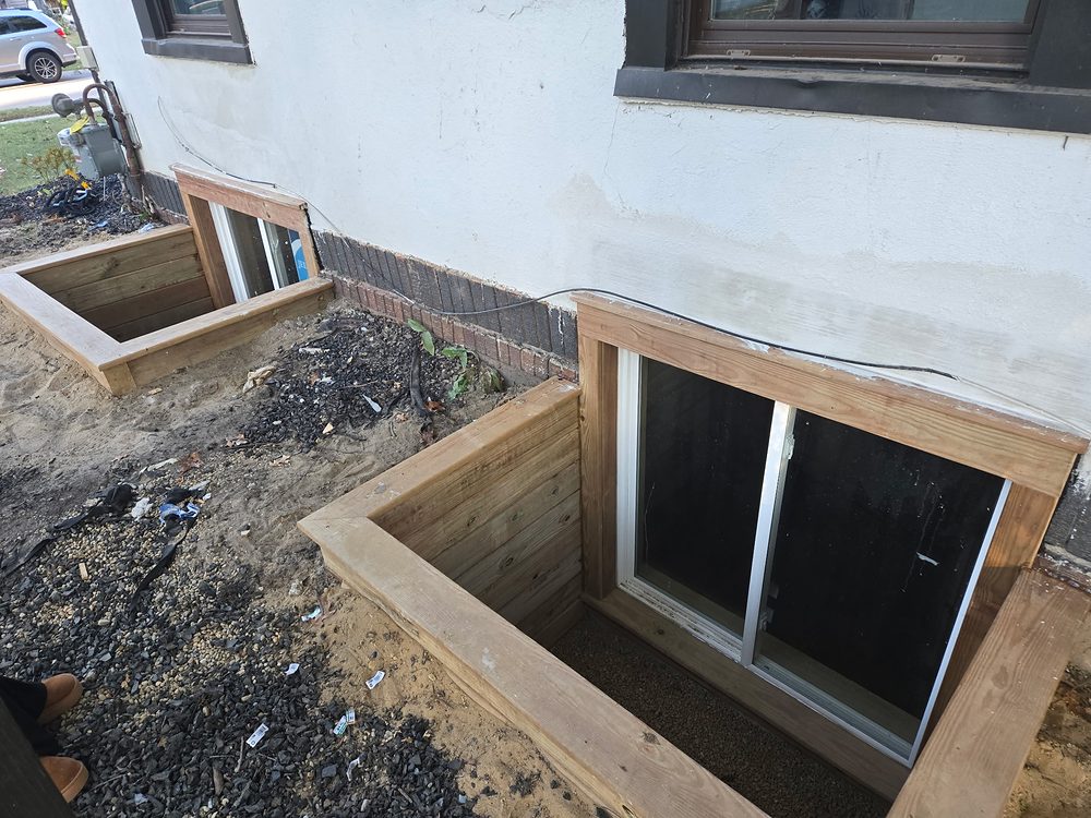 Custom window wells
