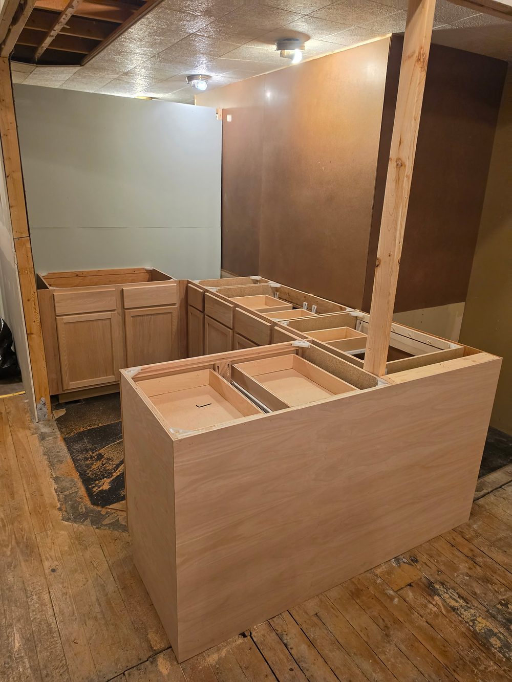 Volunteer construction work